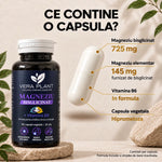 Magneziu Bisglicinat + Vitamina B6 90 Capsule